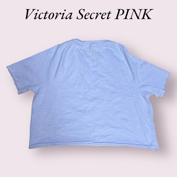 Victoria Secret PINK lilac purple crop top relaxed fit. - Picture 5 of 5